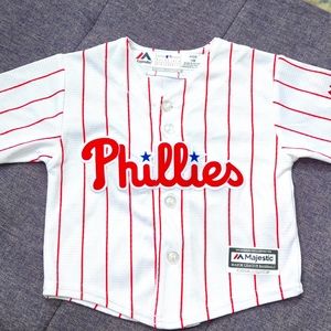 Majestic Phillies Jersey Size 12 M